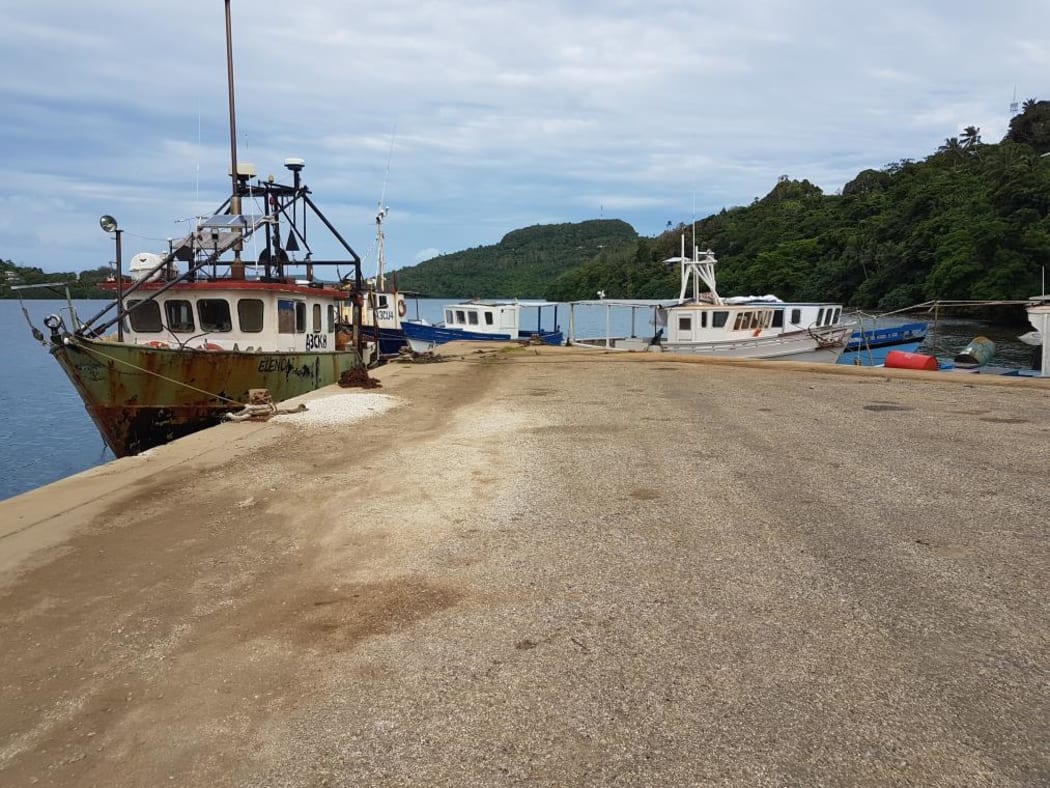 Fishing boats in Tonga