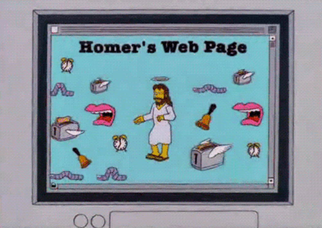 Homer's webpage