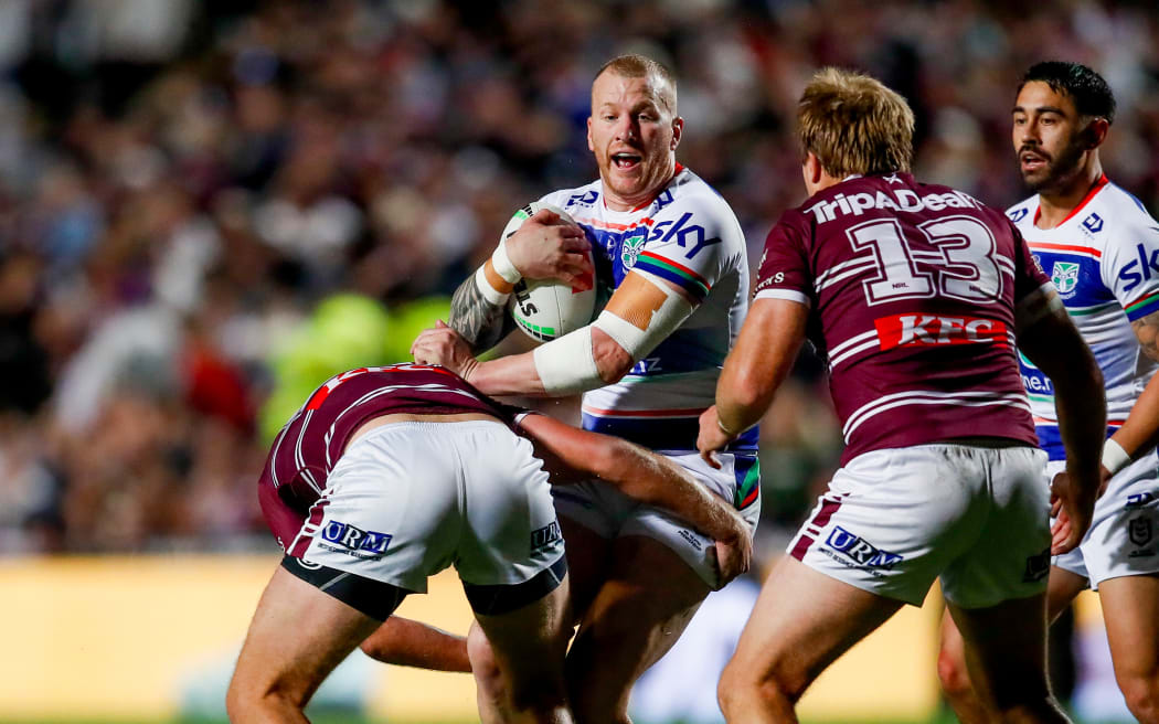 Mitchell Barnett in possession.