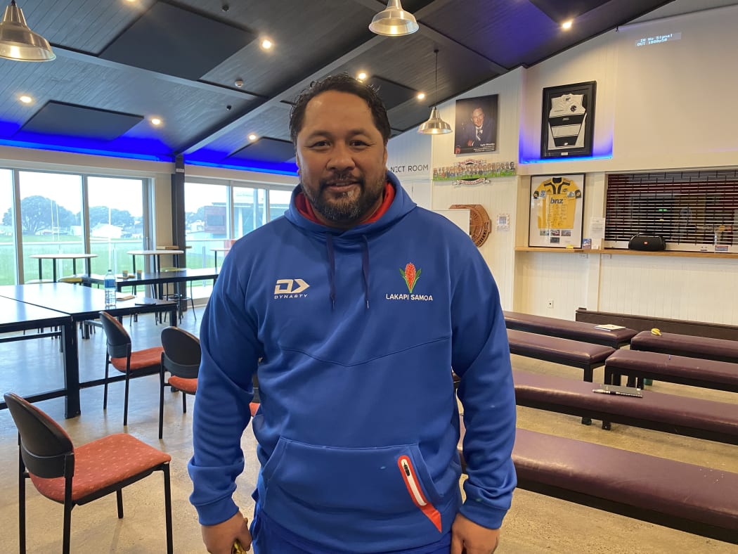 Manu Samoa head coach Vaovasamanaia Seilala Mapusua.