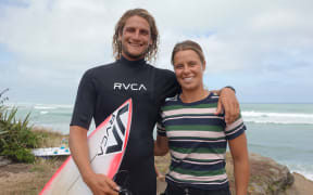 Mahia’s Ricardo Christie will join Taranaki’s Paige Hareb on the World Surf League tour this year.  Photo Robin Martin
