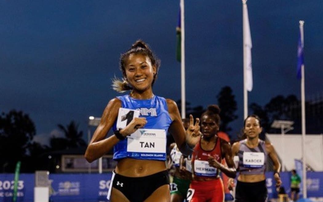 The 22-year-old, who struck gold in the 5,000m and 10,000m.