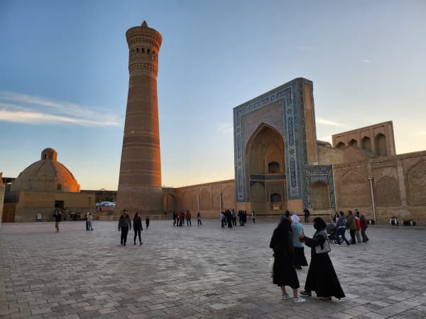 For summer story use only: The Ark of Bukhara - fortress dating back to the 5th century was another highlight of McLeod's Uzbekistan travels.