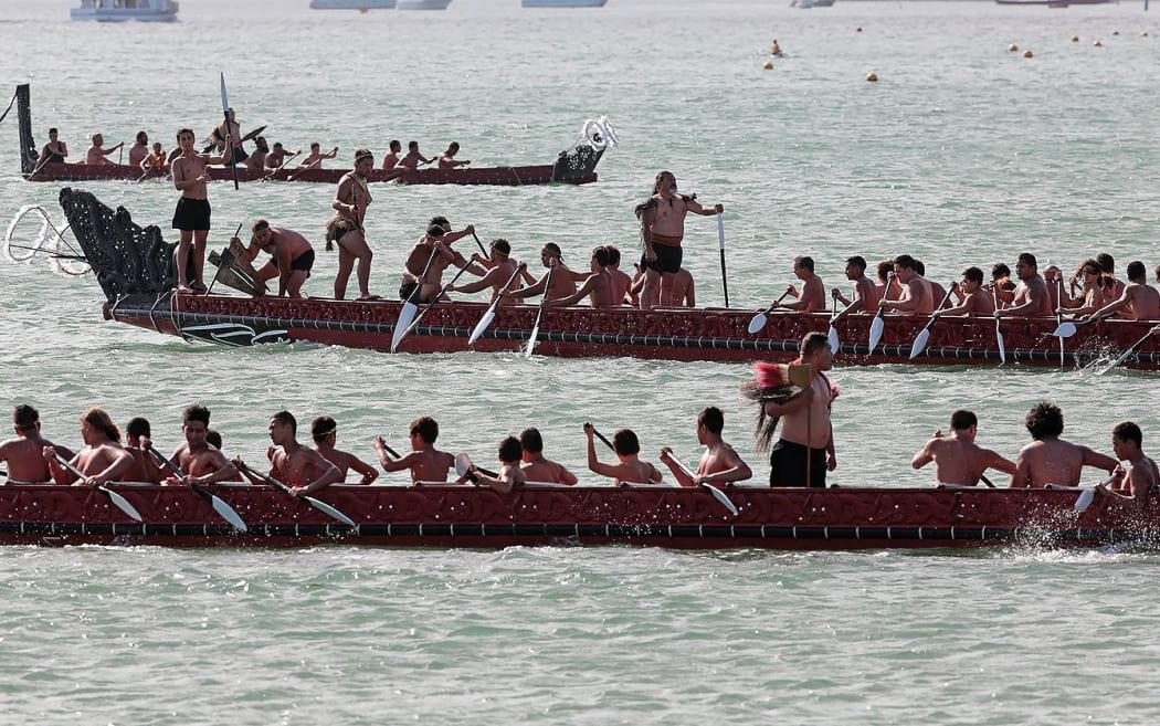 Waitangi Day waka