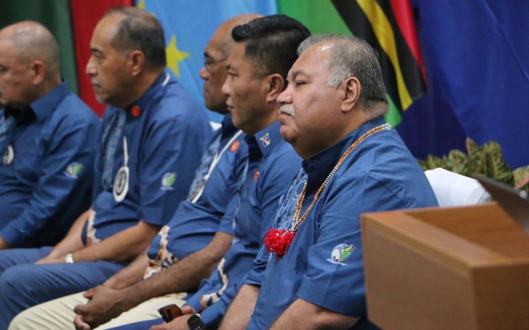 Baron Waqa. Pacific Islands Forum 2025