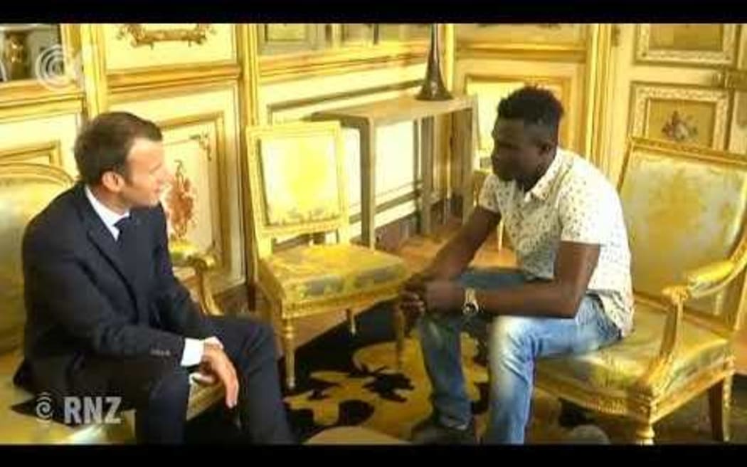 Paris 'spider man' hero offered citizenship: RNZ Checkpoint