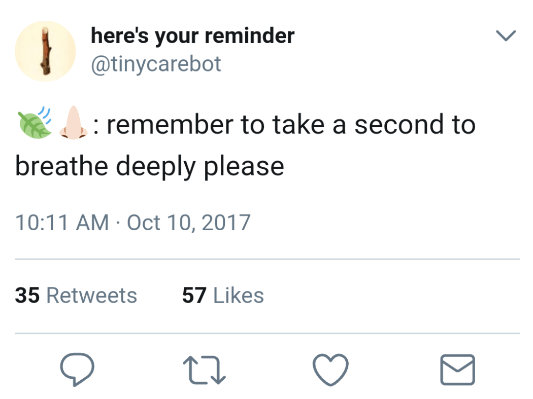 Sage advice.
