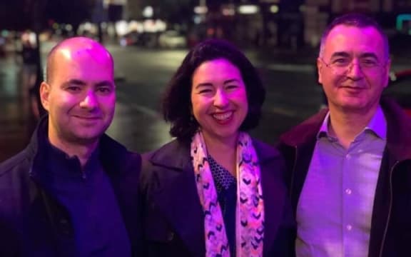 Ziv Arazi and Bruno Price from Rare Violins of New York with Music Alive host Clarissa Dunn