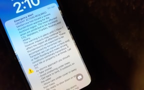 Emergency alert sent to phones 19 April.
