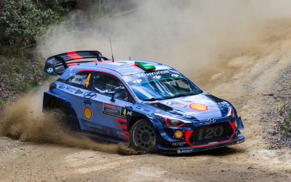World Rally Championship of Australia,  Haydon Paddon and co-driven by Sebastian Marshall