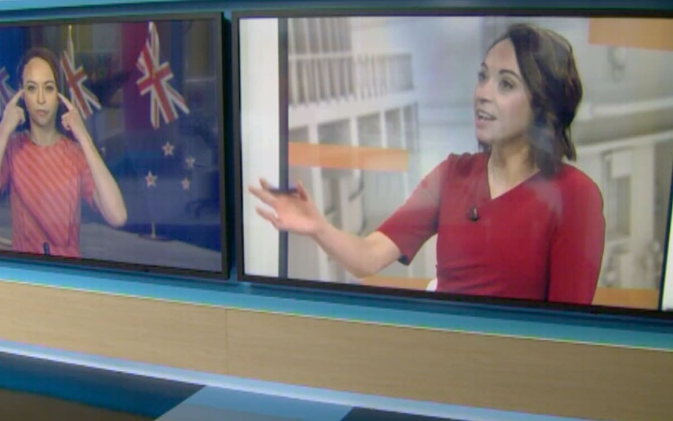 Tova O'Brien on the AM show talking about her interview going global.