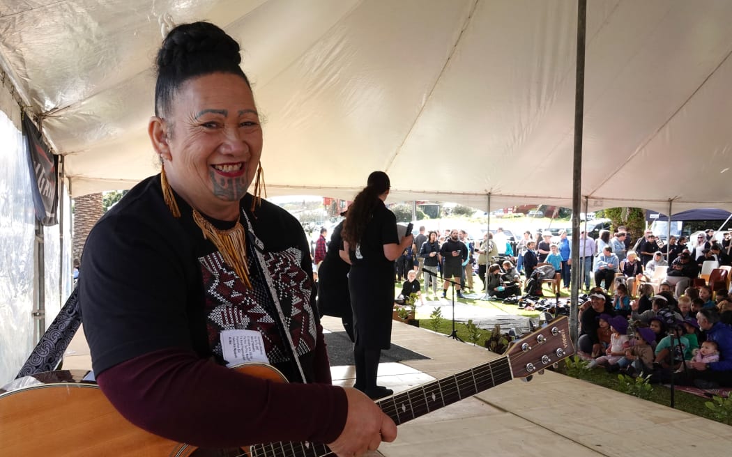 Ngāti Rēhia kuia Rawi Pere helped organise the festival.