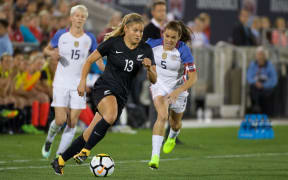 New Zealand striker Rosie White