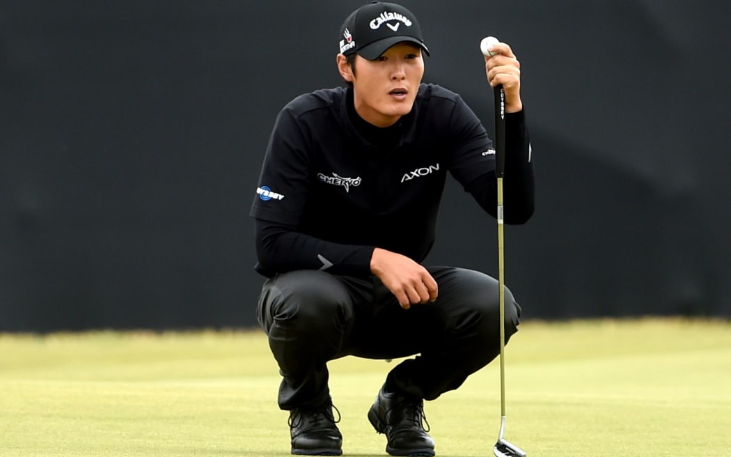 Danny Lee at the Open Championship, 2015.