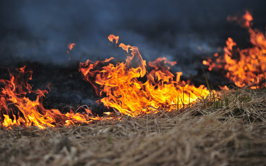 A grass fire between Queenstown and Arrowtown has been tackled.