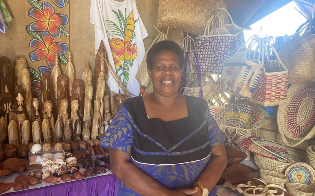 Mama Market Arts and Handicraft team leader Rebecca Bule.