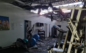 Businesses in South Auckland's Takanini have been damaged by a fire on 22 March, 2023.