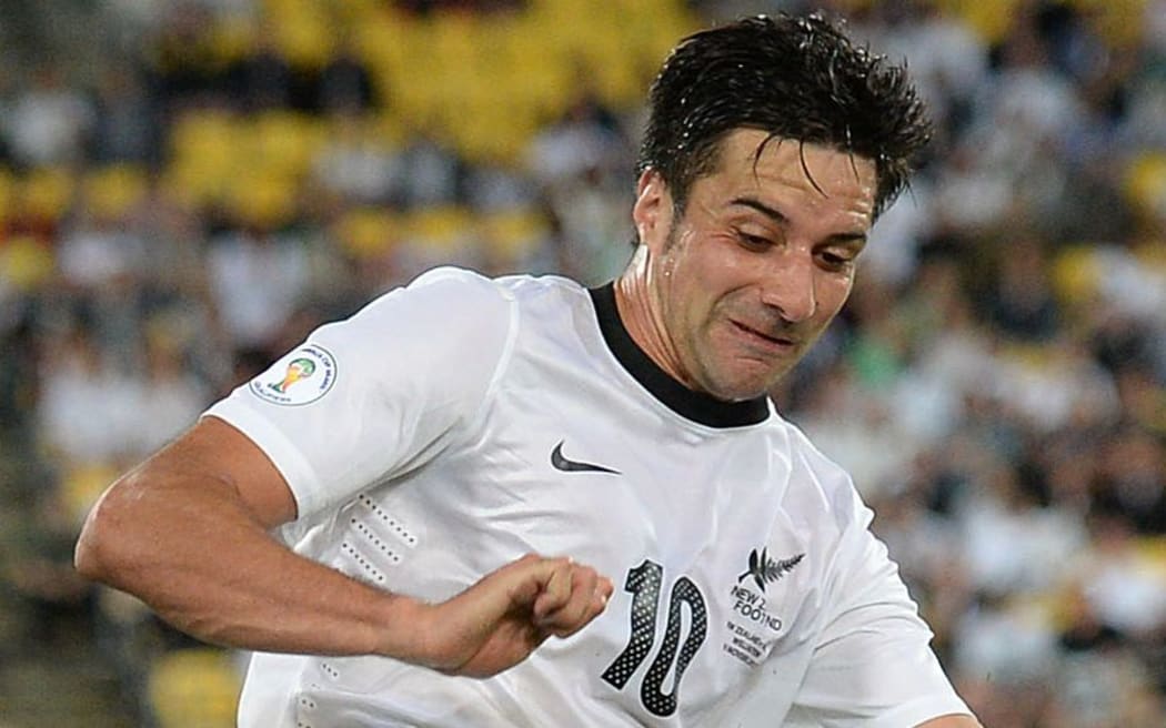 Rory Fallon in action for the All Whites