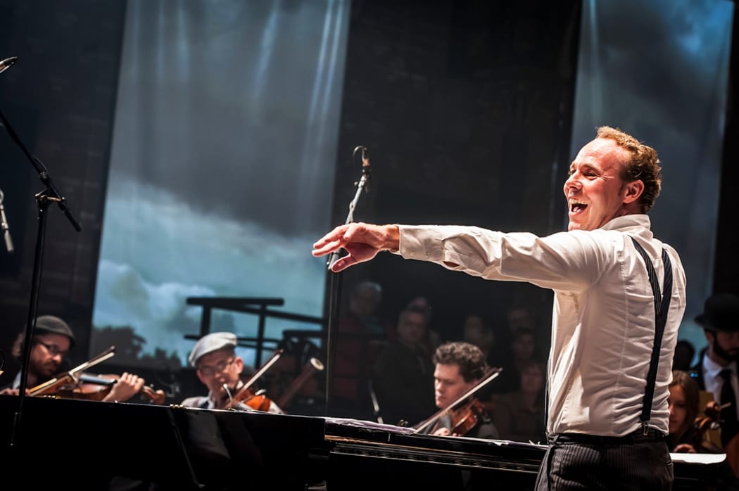 Belgian composer Jef Neve conducting his work ‘In Flanders Fields: Jef Neve and the Endurance of the First World War’
