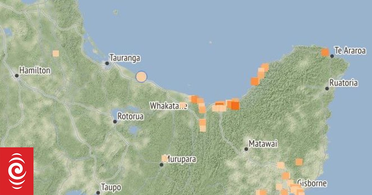 Bay of Plenty earthquake felt by hundreds in North Island