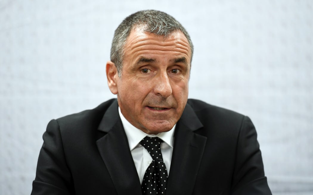 All Whites coach Fritz Schmid.