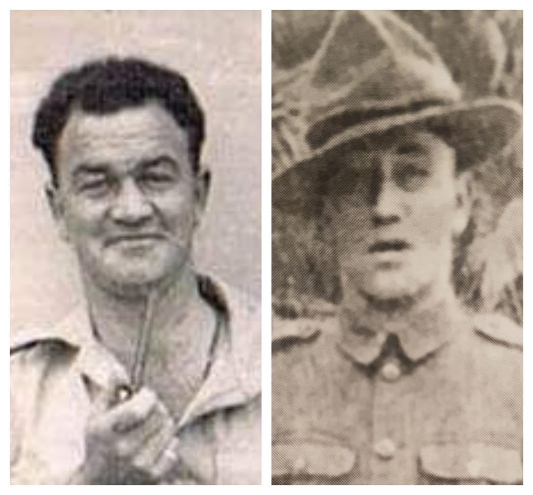 William Augustine Priestley and Joseph Hemotu Campbell fought in the Māori Battalion's C Company.