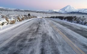 Ice and snow had shut Desert Road earlier on 27 June.
