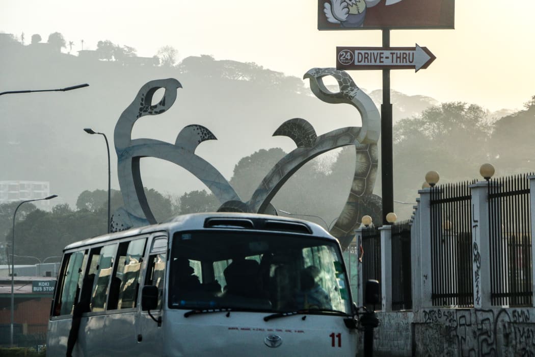 Bus in Port Moresby, PNG
