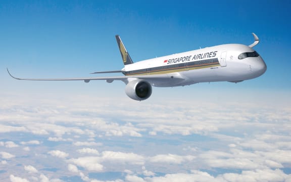Singapore Airline's new Airbus A350-900ULR which will embark on the world's longest non-stop plane journey.
