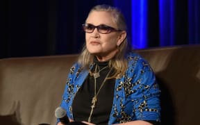US actor Carrie Fisher, who played Princess Leia in Star Wars.