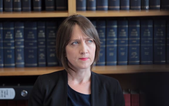 Lawyer Deborah Manning speaking about the inquiry during a press conference this afternoon.