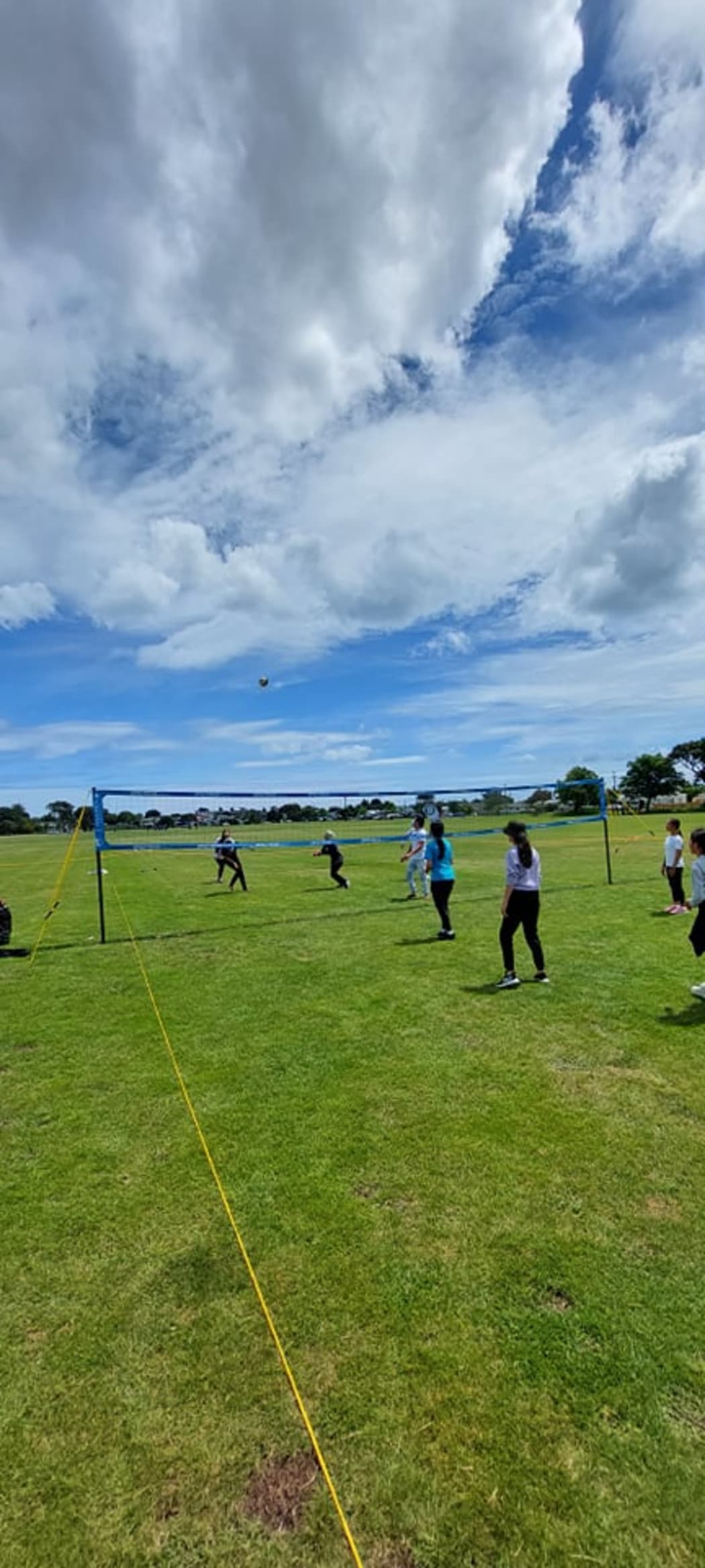 Young female refugees from Palmerston North participated in Volleyball Manawatu's girls-only event in Whanganui recently.