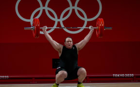 Laurel Hubbard, womanâs weight lifting, Tokyo 2020 Olympic Games. Monday 02 August 2021. Mandatory credit: Â© John Cowpland / www.photosport.nz