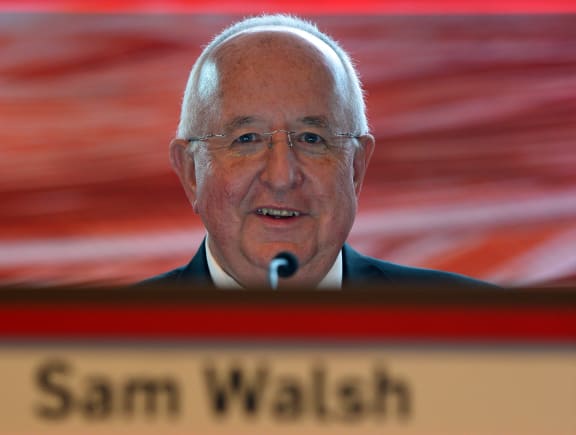 Rio Tinto chief executive Sam Walsh.