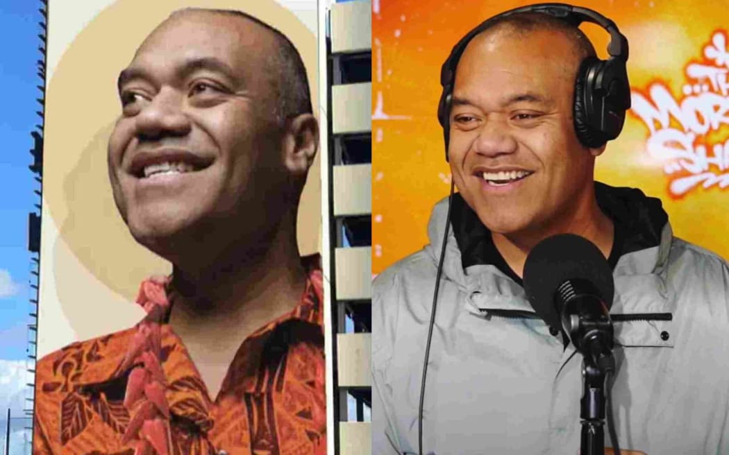 A mural honoring Fa'anānā Efeso Collins was proposed to the Ōtara-Papatoetoe Local Board, receiving unanimous support. The concept, pictured left, is yet to be finalised and approved. Photo / Eke Panuku