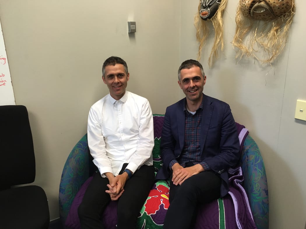 Identical twins Glen (left) and Sean Scanlon.