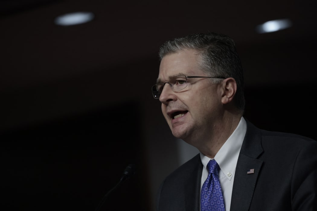 Assistant Secretary of State for East Asian and Pacific Affairs Daniel Kritenbrink at a hearing with the Senate Foreign Relations Committee on 8 December 2021 in Washington, DC.