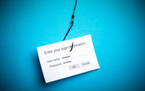 22076796 - concept of hacking or phishing a login and password with malware program