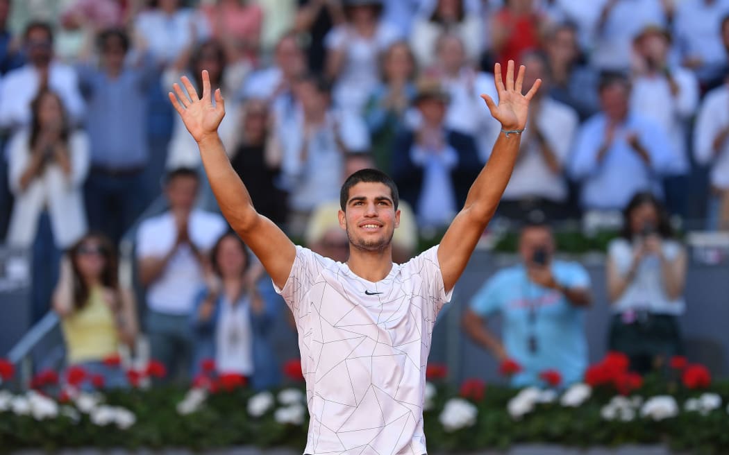 Spanish tennis player Carlos Alcaraz.