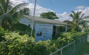 Tonga's first public library in Kolovai