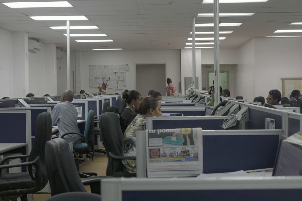 Post Courier newsroom, Port Moresby, June 2017.Post Courier newsroom, Port Moresby, June 2017.