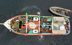 US Coast Guard personnel embarked aboard US Navy ships USS Tempest and USS Typhoon, operating in support of a Kiwi-led Combined Task Force (CTF 150), seized USD$4 million worth of heroin from a stateless fishing vessel transiting the Arabian Sea.
