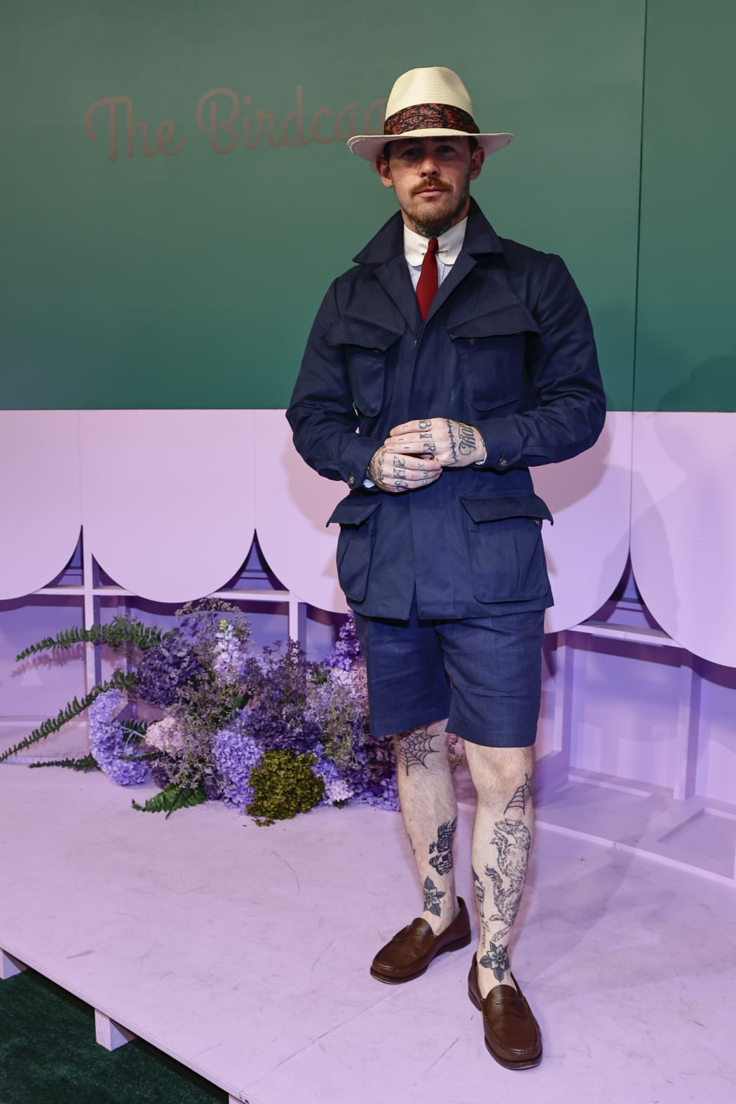 MELBOURNE, AUSTRALIA - NOVEMBER 07: Damien Broderick poses for a photo during 2023 Melbourne Cup Day at Flemington Racecourse on November 07, 2023 in Melbourne, Australia. (Photo by Sam Tabone/Getty Images)