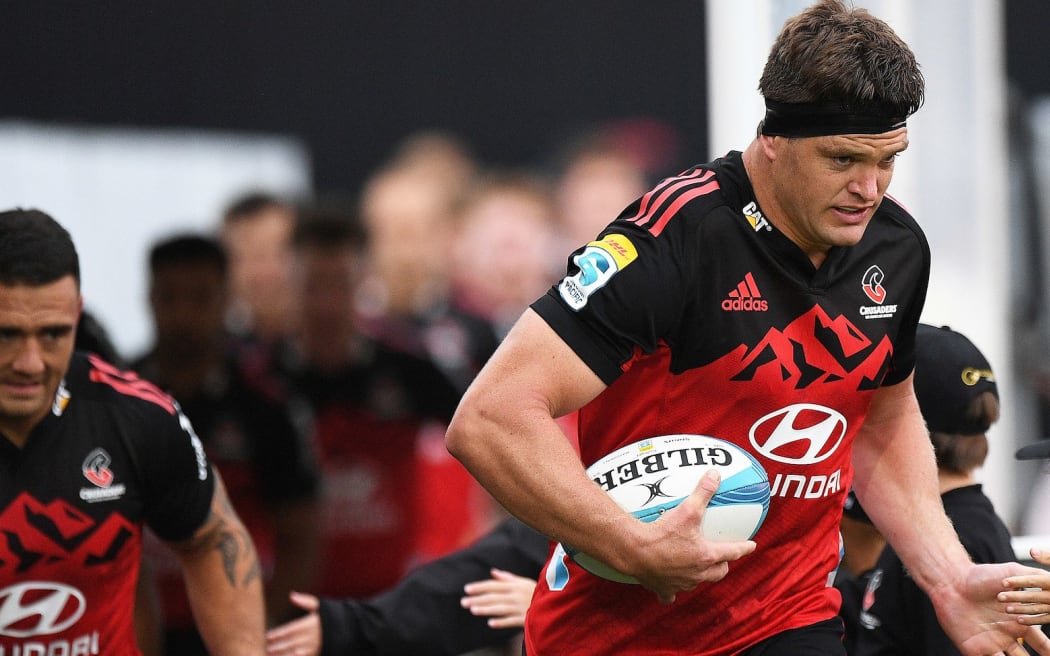 Crusaders player Scott Barrett.