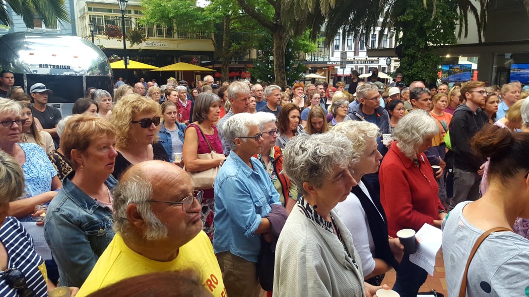 About 300 people have turned out in Nelson for the vigil to mark the life of Grace Millane and New Zealand victims of violence.