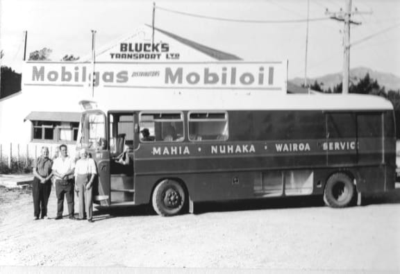 A Bluck's Transport bus.
