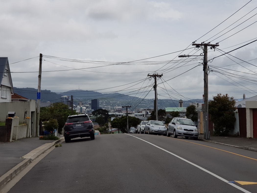 Powerlines at Wright Street.