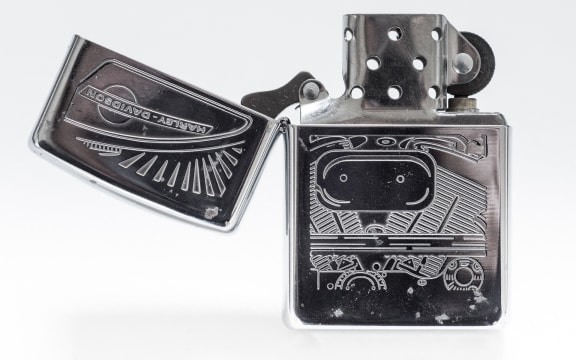 A Zippo lighter