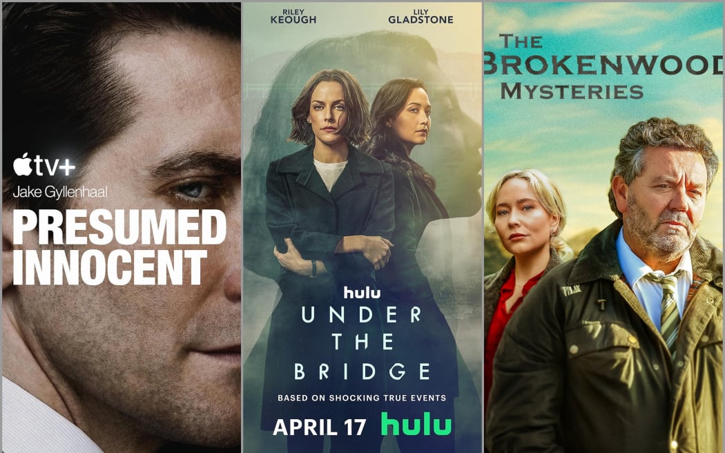 Image of three television posters.