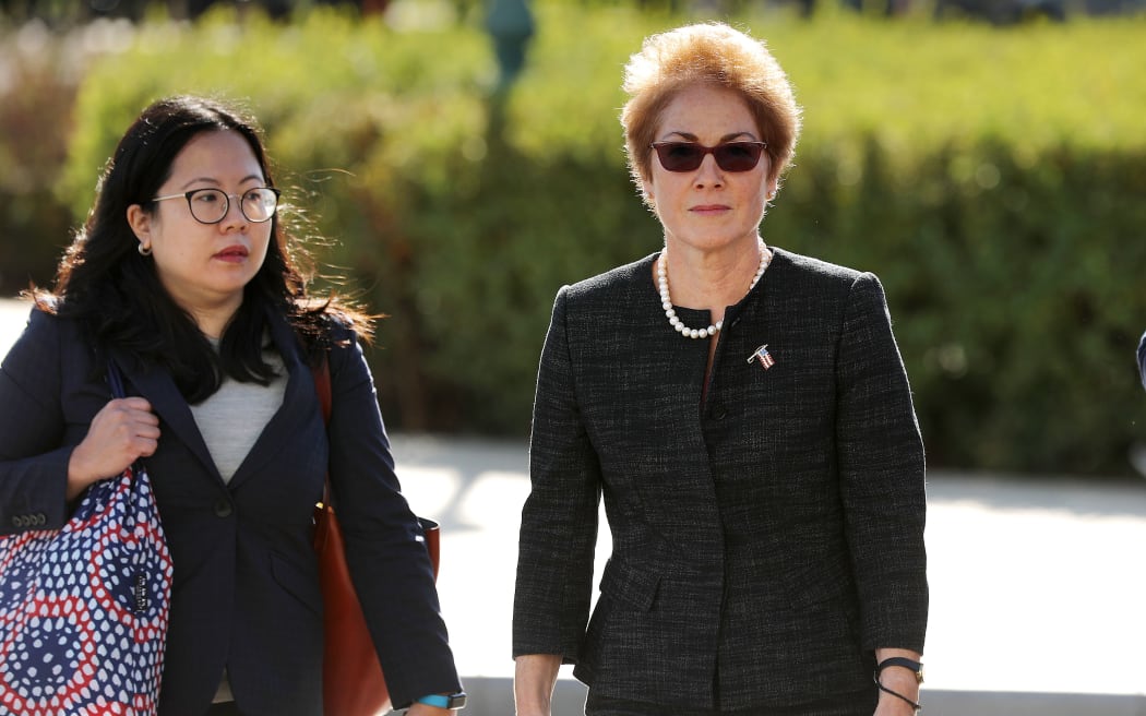 WASHINGTON, DC - OCTOBER 11: Former U.S. Ambassador to Ukraine Marie Yovanovitch arrives at the U.S. Capitol October 11, 2019 in Washington, DC.